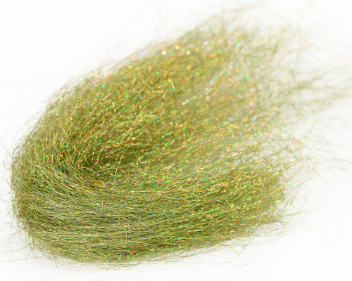 Dyed Holo Angel Hair, Olive UVR / 26 Dyed Holo Angel Hair, Olive UVR / 26